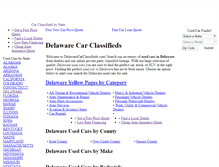 Tablet Screenshot of delawarecarclassifieds.com